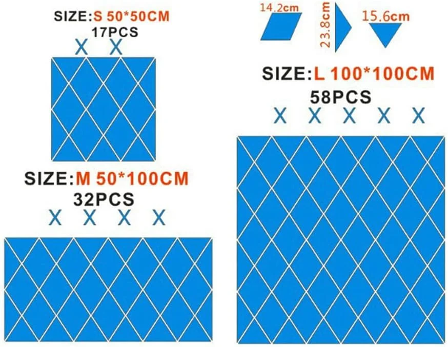 برچسبهای دیواری طرح الماس JAWSEU، برچسب آینه دیواری سه بعدی تزئینی، آینههای هندسی، برچسبهای آینه کاشی قابل جابجایی برای اتاق نشیمن منزل برچسبهای دیواری طرح الماس JAWSEU، برچسب آینه دیواری سه بعدی تزئینی، آینههای هندسی، برچسبهای آینه کاشی قابل جابجایی برای اتاق نشیمن منزل