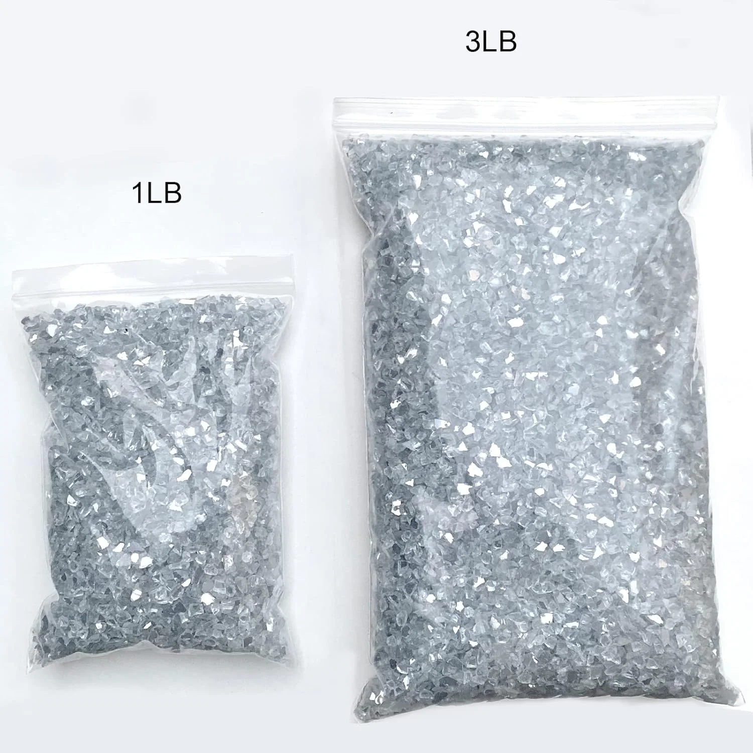 شیشه آینه خرد شده 1.36 کیلوگرمی Jeejunye برای صنایع دستی، هنر چسب رزین، قطعات آینه سفید تزئینی DIY 6-8 میلی متر شیشه آینه خرد شده 1.36 کیلوگرمی Jeejunye برای صنایع دستی، هنر چسب رزین، قطعات آینه سفید تزئینی DIY 6-8 میلی متر