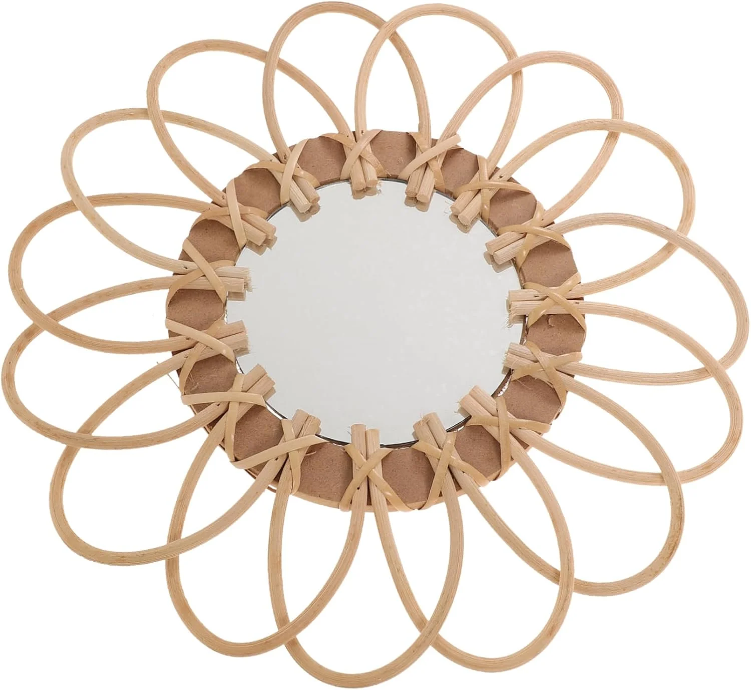 آینه دیواری بافتنی دست ساز INOOMP، آینه تزئینی به سبک نوردیک برای اتاق خواب، دکوراسیون منحصر به فرد دیواری حمام، هنر دیواری بوهمی آینه دیواری بافتنی دست ساز INOOMP، آینه تزئینی به سبک نوردیک برای اتاق خواب، دکوراسیون منحصر به فرد دیواری حمام، هنر دیواری بوهمی