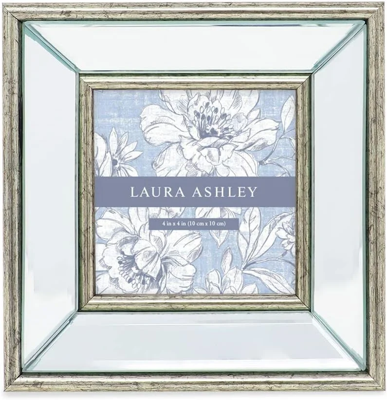 قاب عکس آینه ای لورا اشلی، 4x4 نقره ای، قاب آینه ای کلاسیک با زاویه مورب عمیق، قابل نصب روی دیوار، ساخته شده برای نمایش روی میز، گالری عکس و هنر دیواری، (4x4، نقره ای) قاب عکس آینه ای لورا اشلی، 4x4 نقره ای، قاب آینه ای کلاسیک با زاویه مورب عمیق، قابل نصب روی دیوار، ساخته شده برای نمایش روی میز، گالری عکس و هنر دیواری، (4x4، نقره ای)