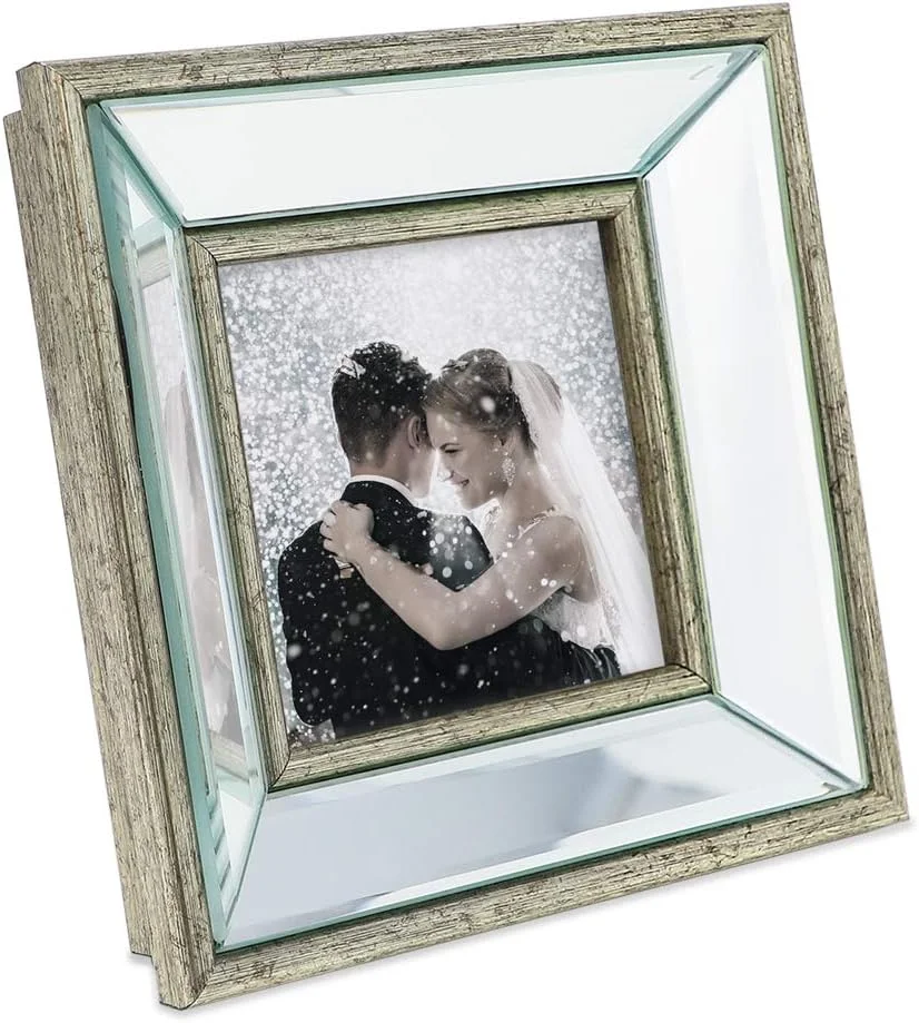 قاب عکس آینه ای لورا اشلی، 4x4 نقره ای، قاب آینه ای کلاسیک با زاویه مورب عمیق، قابل نصب روی دیوار، ساخته شده برای نمایش روی میز، گالری عکس و هنر دیواری، (4x4، نقره ای) قاب عکس آینه ای لورا اشلی، 4x4 نقره ای، قاب آینه ای کلاسیک با زاویه مورب عمیق، قابل نصب روی دیوار، ساخته شده برای نمایش روی میز، گالری عکس و هنر دیواری، (4x4، نقره ای)