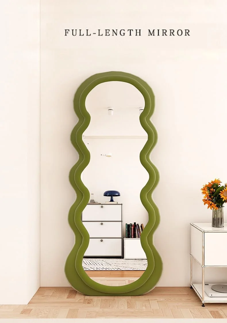 آینه قدی موج دار NKX با ابعاد 60X160 سانتی متر آینه قدی موج دار NKX با ابعاد 60X160 سانتی متر