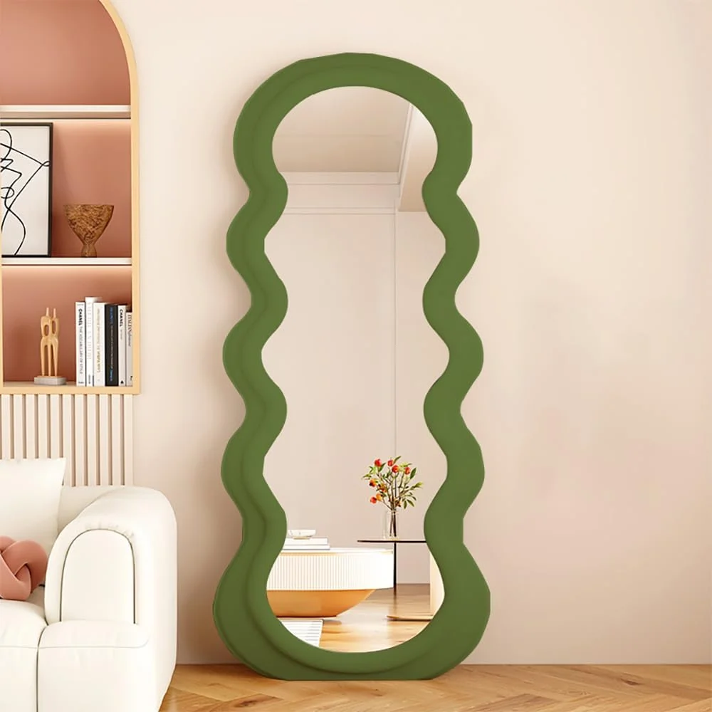 آینه قدی موج دار NKX با ابعاد 60X160 سانتی متر