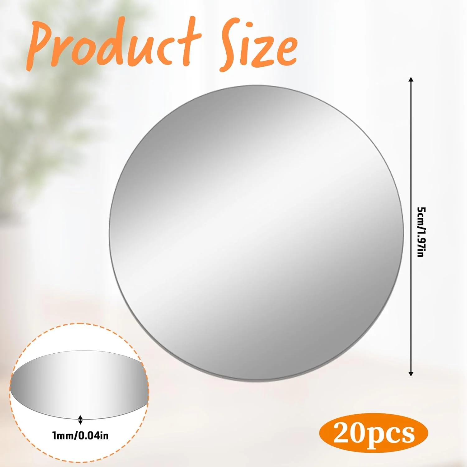 بسته 20 عددی آینه های مینیاتوری، آینه های گرد چسبی 5 سانتی متری، کاشی های آینه ای، آینه های دیواری اکریلیک چسبی، آینه های تزئینی، برچسب های آینه ای گرد کوچک، آینه قابل جابجایی برای دکوراسیون صنایع دستی منزل بسته 20 عددی آینه های مینیاتوری، آینه های گرد چسبی 5 سانتی متری، کاشی های آینه ای، آینه های دیواری اکریلیک چسبی، آینه های تزئینی، برچسب های آینه ای گرد کوچک، آینه قابل جابجایی برای دکوراسیون صنایع دستی منزل