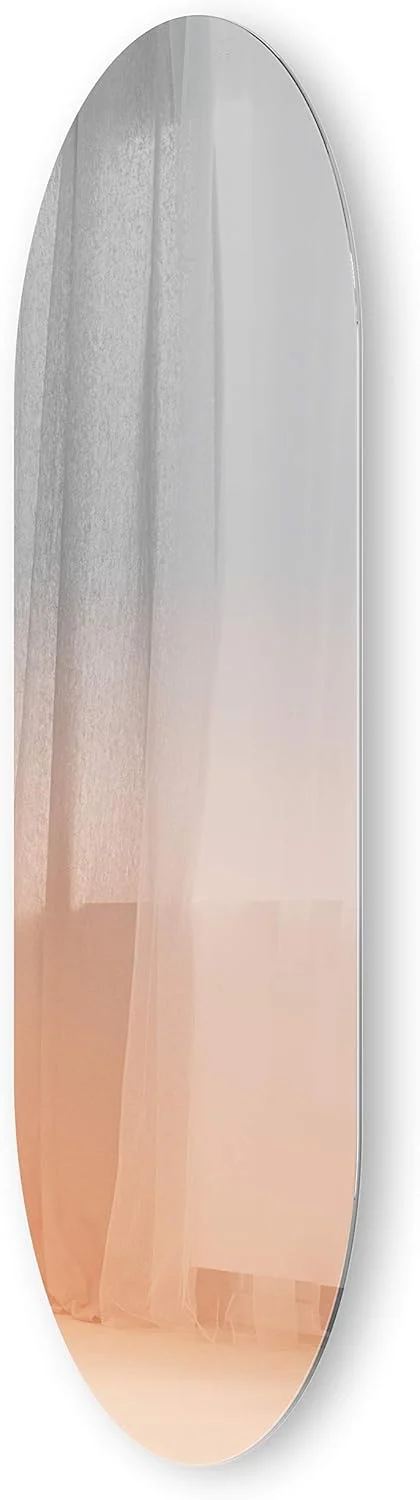 آینه دیواری تزئینی امبرا مدل میستو مناسب برای ورودی، بیضی، مسی آینه دیواری تزئینی امبرا مدل میستو مناسب برای ورودی، بیضی، مسی