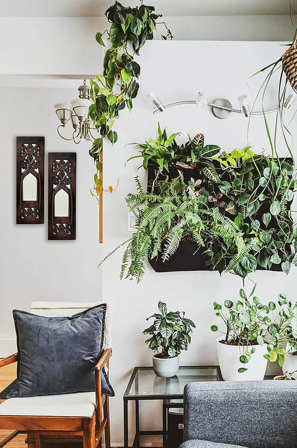 آویز دیواری چوبی رنگ شده WHF طرح جاروکا با آینه داخلی، آویز دیواری چوبی، پنل دیواری چوبی (11.5 سانتی متر، طبیعی) مجموعه دو عددی (مستطیلی) (قاب دار) آویز دیواری چوبی رنگ شده WHF طرح جاروکا با آینه داخلی، آویز دیواری چوبی، پنل دیواری چوبی (11.5 سانتی متر، طبیعی) مجموعه دو عددی (مستطیلی) (قاب دار)