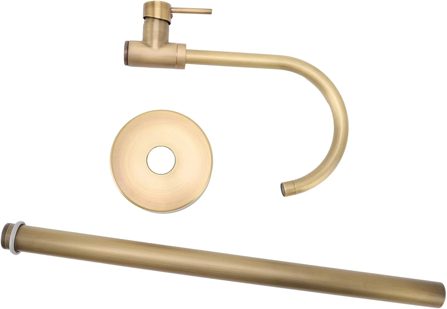 شیر حمام ایستاده، شیر پرکن وان کف نصب شده اروپایی برنجی استیل ضد زنگ شیر دوش حمام بلند با خروجی چرخان شیر ایستاده برای حوضچه ستونی (آنتیک) شیر حمام ایستاده، شیر پرکن وان کف نصب شده اروپایی برنجی استیل ضد زنگ شیر دوش حمام بلند با خروجی چرخان شیر ایستاده برای حوضچه ستونی (آنتیک)