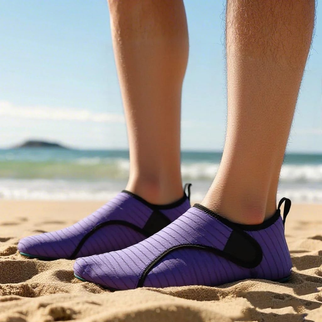 کفش‌های آبی زنانه مناسب ساحل، شنا، استخر، رودخانه، پابرهنه، خشک‌شونده سریع، لغزنده، مناسب استخر، ساحل، موج‌سواری، پارک آبی، یوگا