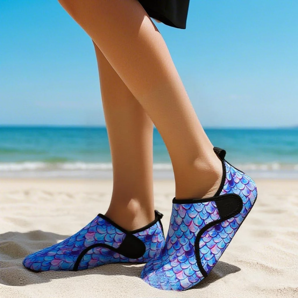 کفشهای آبی زنانه مناسب ساحل، شنا، استخر، رودخانه، پابرهنه، خشکشونده سریع، لغزنده، مناسب استخر، ساحل، موجسواری، پارک آبی و یوگا کفشهای آبی زنانه مناسب ساحل، شنا، استخر، رودخانه، پابرهنه، خشکشونده سریع، لغزنده، مناسب استخر، ساحل، موجسواری، پارک آبی و یوگا