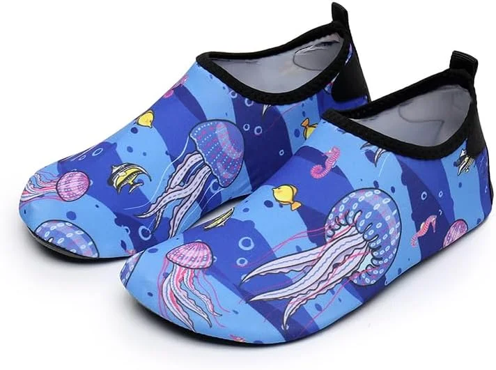کفش آبی زنانه ساحلی، مناسب شنا، استخر، رودخانه، پابرهنه، خشک‌شونده سریع، لغزنده، برای استخر، ساحل، موج‌سواری، پارک آبی، یوگا