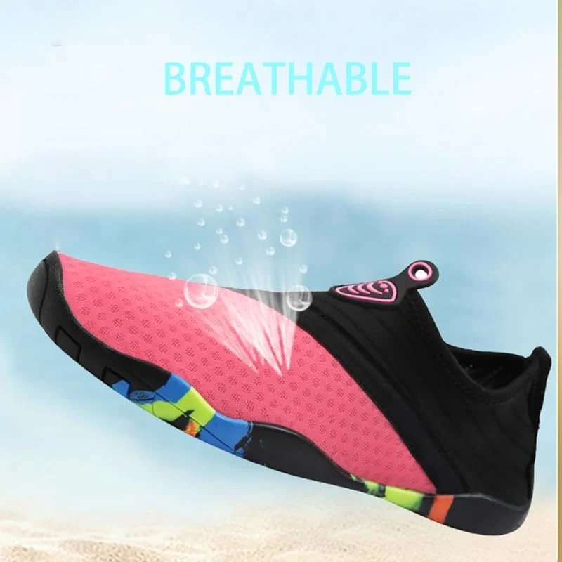 کفش های آبی مردانه زنانه ساحلی جوراب مانند مناسب شنا، خشک‌شونده سریع برای ورزش، پیاده‌روی، رودخانه، استخر و موج‌سواری