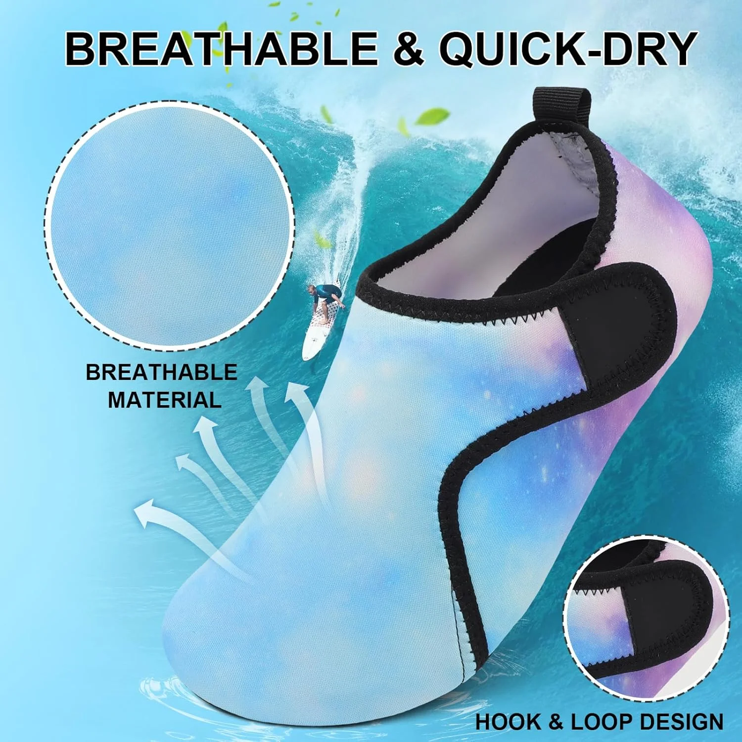 کفش آبی زنانه ساحلی، مناسب شنا، استخر، رودخانه، پابرهنه، خشکشونده سریع، لغزنده، برای استخر، ساحل، موجسواری، پارک آبی، یوگا کفش آبی زنانه ساحلی، مناسب شنا، استخر، رودخانه، پابرهنه، خشکشونده سریع، لغزنده، برای استخر، ساحل، موجسواری، پارک آبی، یوگا