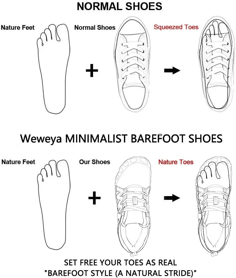 کفش های بارهفوت مردانه Weweya