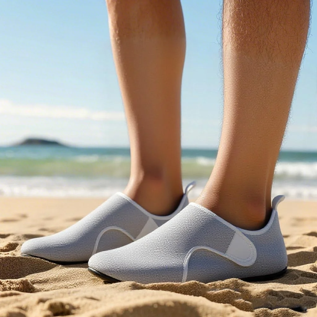 کفش آبی زنانه ساحلی مناسب شنا استخر رودخانه پابرهنه خشک‌شونده سریع لغزنده برای استخر ساحل موج‌سواری پارک آبی یوگا