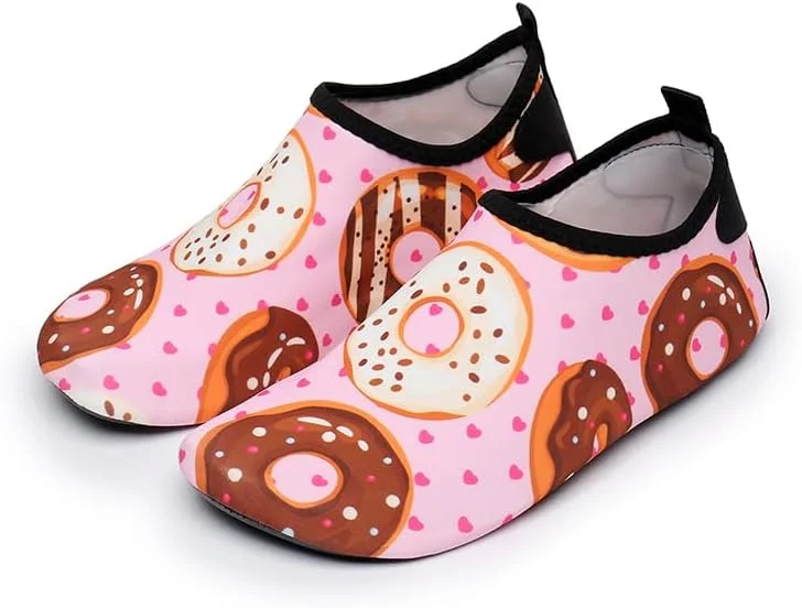 کفش های آبی زنانه مناسب ساحل، شنا، استخر، رودخانه، کفش های پا برهنه، خشک شونده سریع، لغزنده برای استخر، ساحل، موج سواری، پارک آبی، یوگا