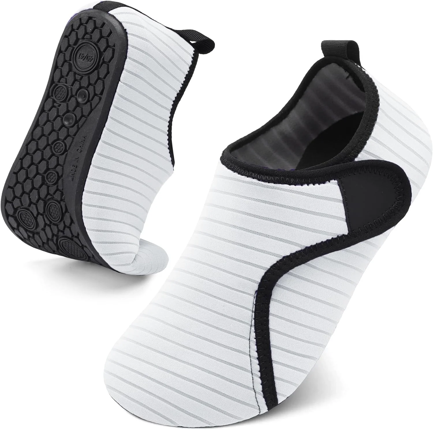 کفش آبی زنانه مناسب ساحل، شنا، استخر، رودخانه، پابرهنه، خشک‌شونده سریع، بدون بند برای استخر، ساحل، موج‌سواری، پارک آبی، یوگا