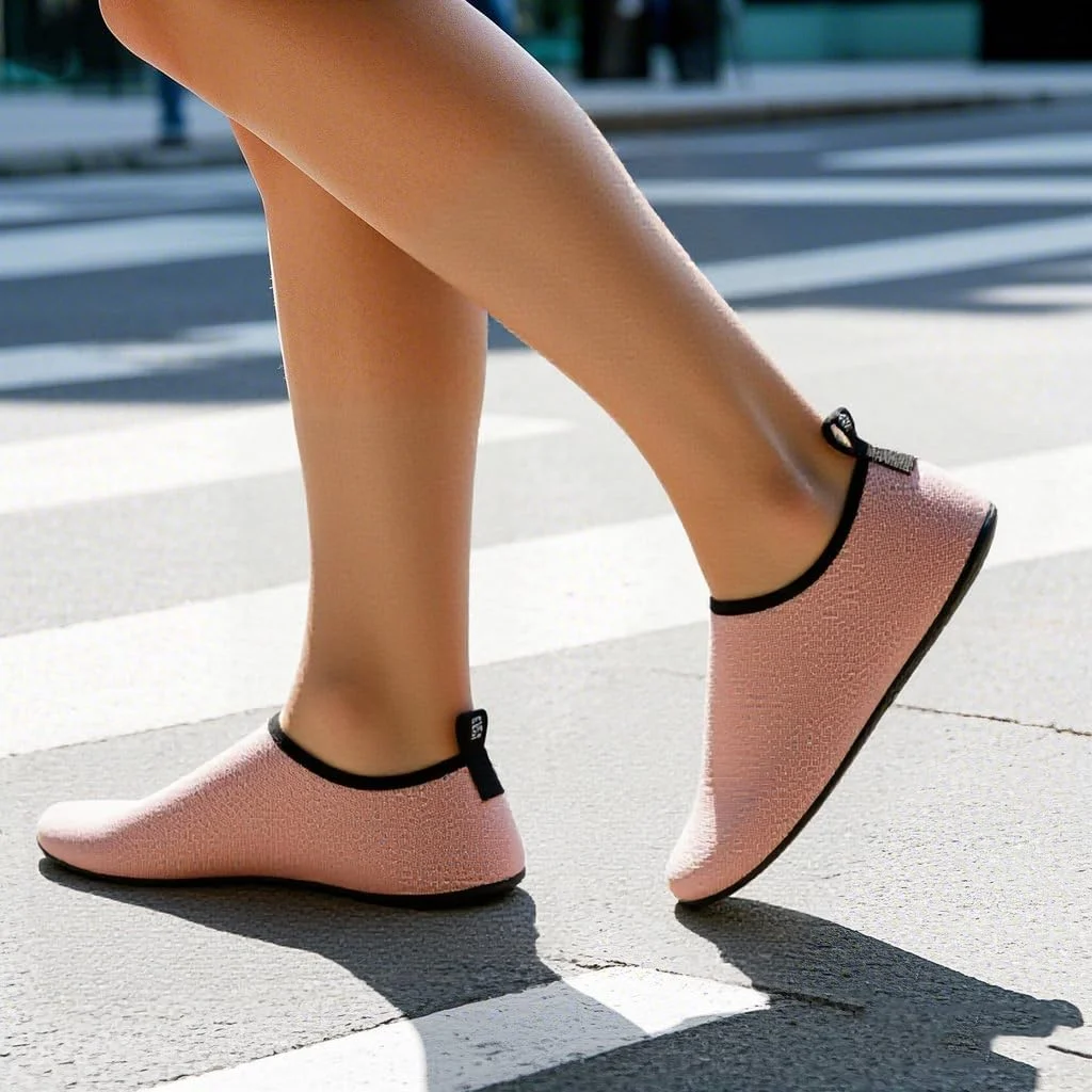 کفش آبی زنانه مردانه جوراب آبی سریع خشک شونده مناسب شنا ساحل یوگا ورزش استخر کمپینگ