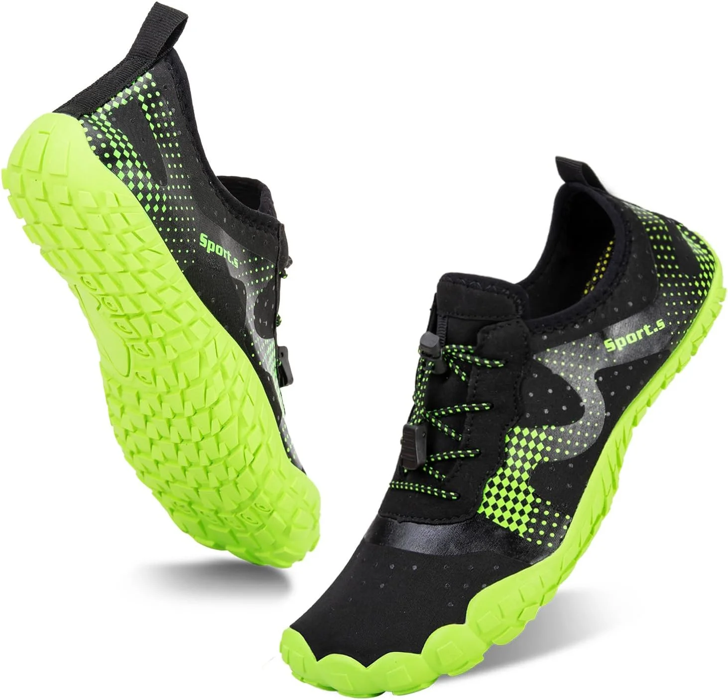 کفش آبی مردانه، جوراب آبی سریع خشک شونده پا برهنه، کفش ورزشی ورزشی فضای باز برای قایقرانی، قایق سواری، پیاده روی، موج سواری، پیاده روی