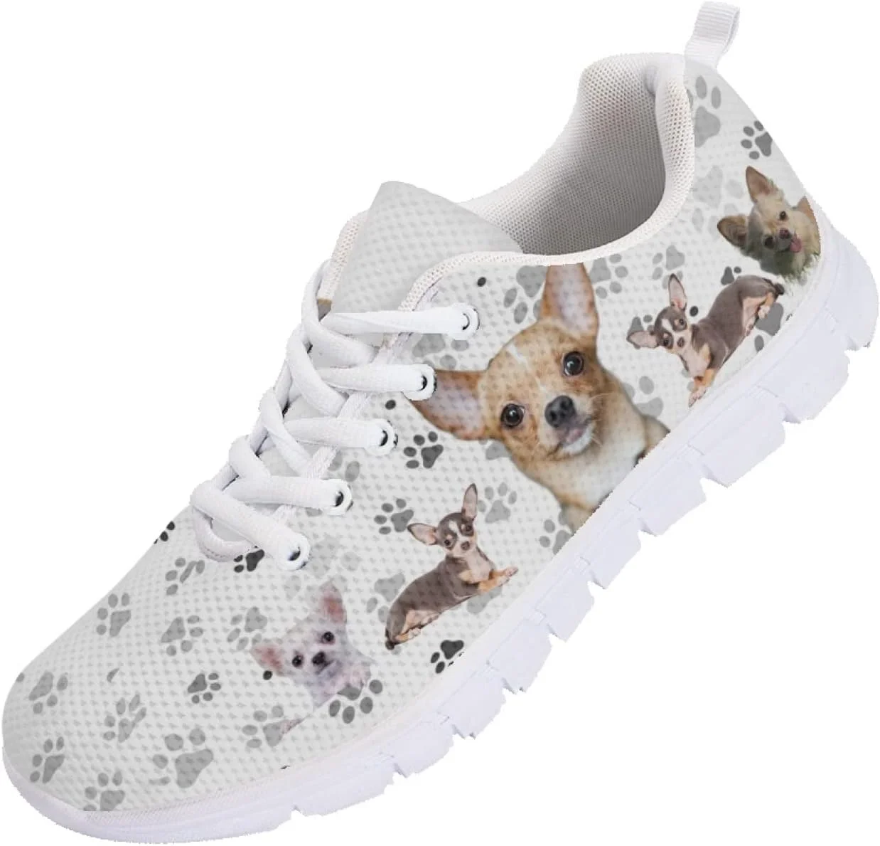 کفش ورزشی زنانه وانیینت با طرح راه راه رنگین کمانی، بند دار، مناسب پیاده روی، تمرین، ضد لغزش