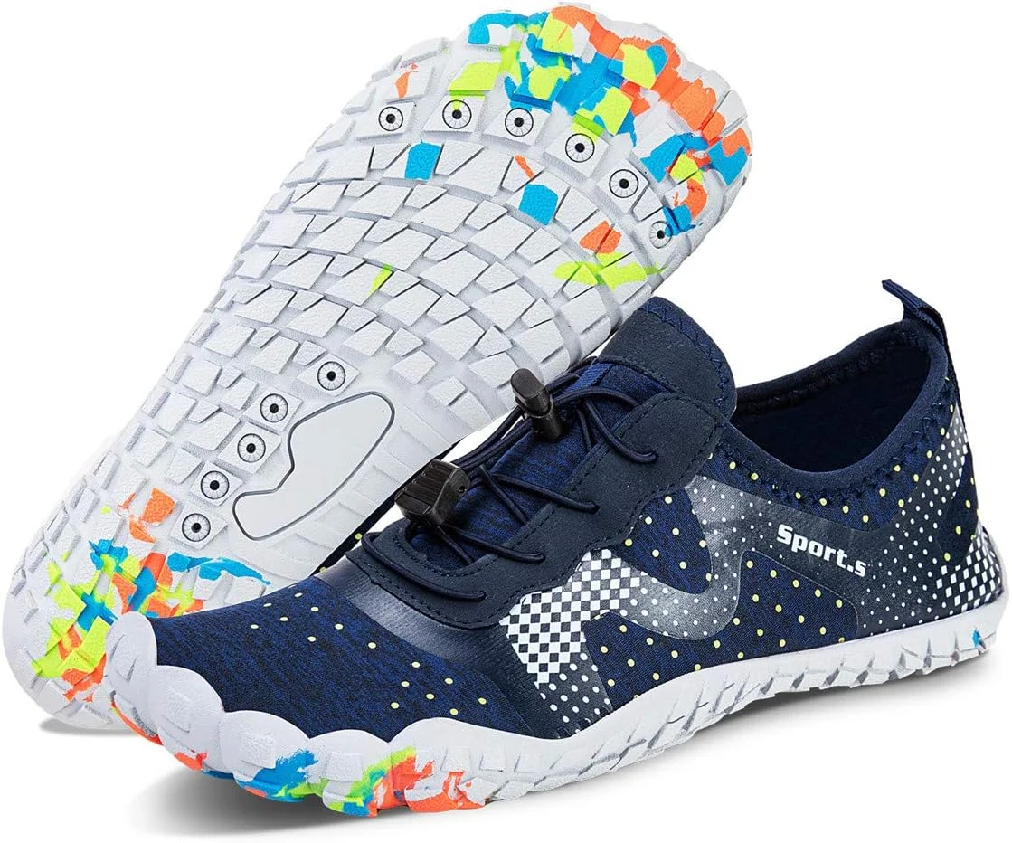 کفش های شنا WateLves مردانه زنانه، کفش های ساحلی، کفش های شنا، کفش های آبی، کفش های سریع خشک شونده، کفش های موج سواری تنفسی، مناسب استخر ساحلی و یوگا