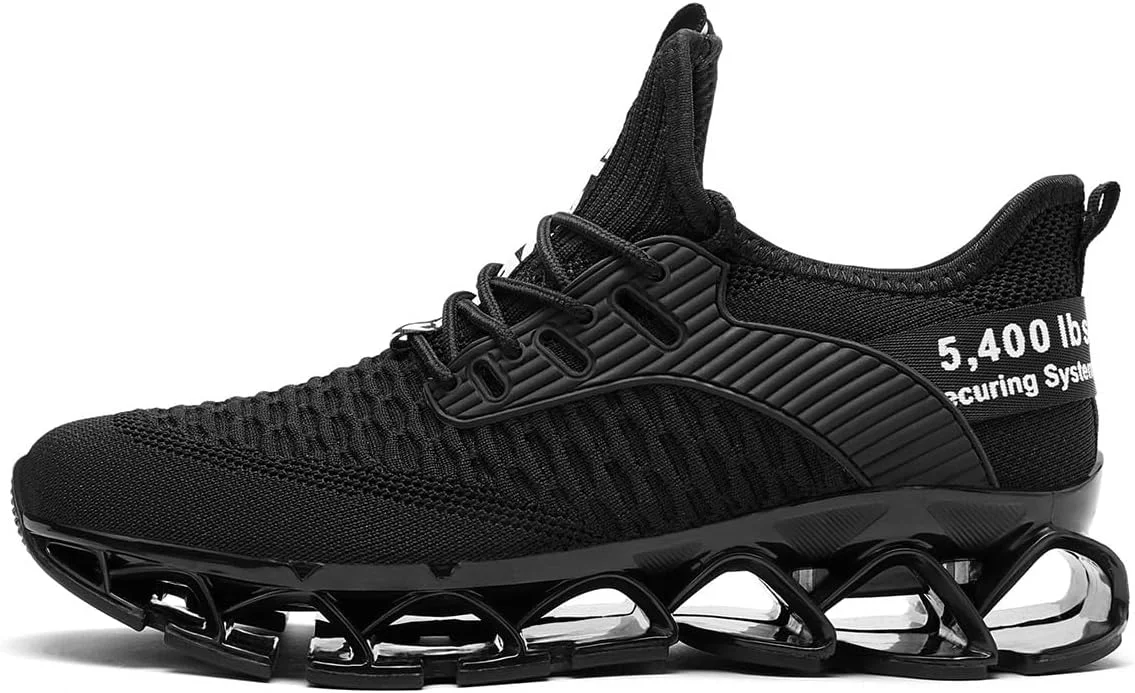 کفش‌های دویدن زنانه Vooncosir، کفش‌های کتانی تیغه‌ای ضد لغزش، راحت و شیک برای کار، تنیس، پیاده‌روی و ورزش