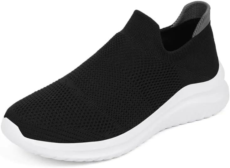 کفش پیاده روی زنانه، سبک، راحت، جورابی، تنفس پذیر، بدون لغزش، توری، اسپرت، فشن، مناسب دویدن و تنیس