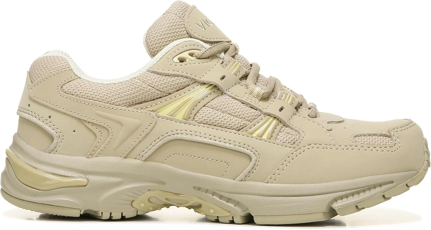 کفش ورزشی زنانه ویونیک مدل Walker Classic بند دار با پشتیبانی از قوس پا و فیت پهن