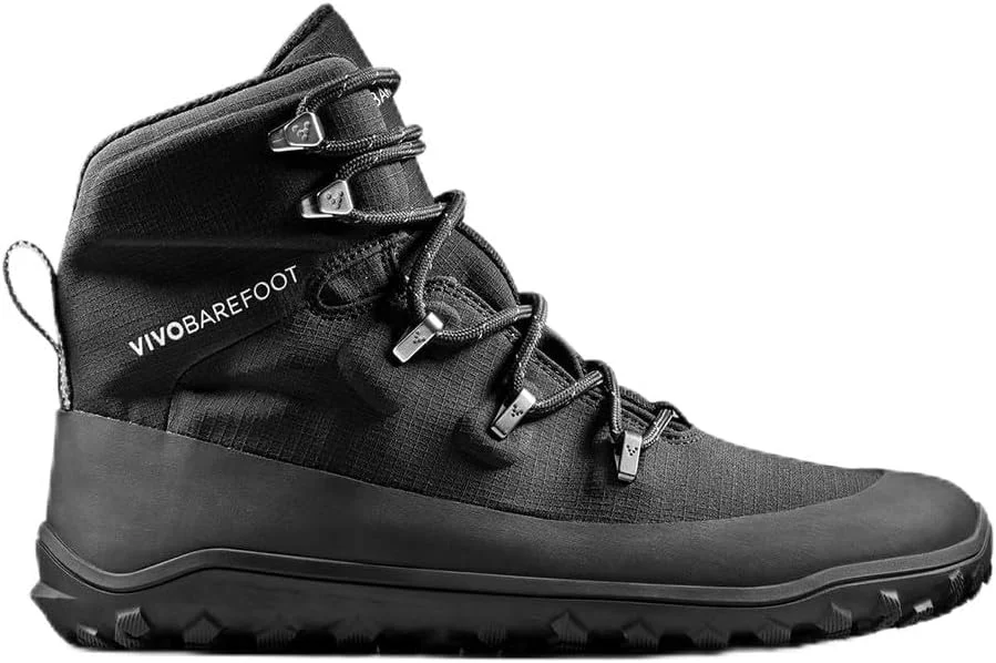 کفش پیاده روی زنانه ویووبیرفوت ترکر تکستایل | ضد آب، سبک و مقاوم در برابر سوراخ شدن | مناسب تمام آب و هوا و زمین ها | کفش پهن مناسب برای فعالیت های زمینی | ابسیدین