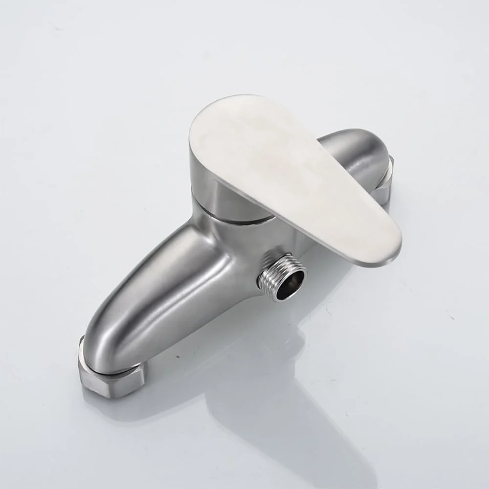 شیر دوش روبیك، شیر آب استیل تک دستگیره مخلوط آب سرد و گرم، شیر دیواری شیر دوش روبیك، شیر آب استیل تک دستگیره مخلوط آب سرد و گرم، شیر دیواری