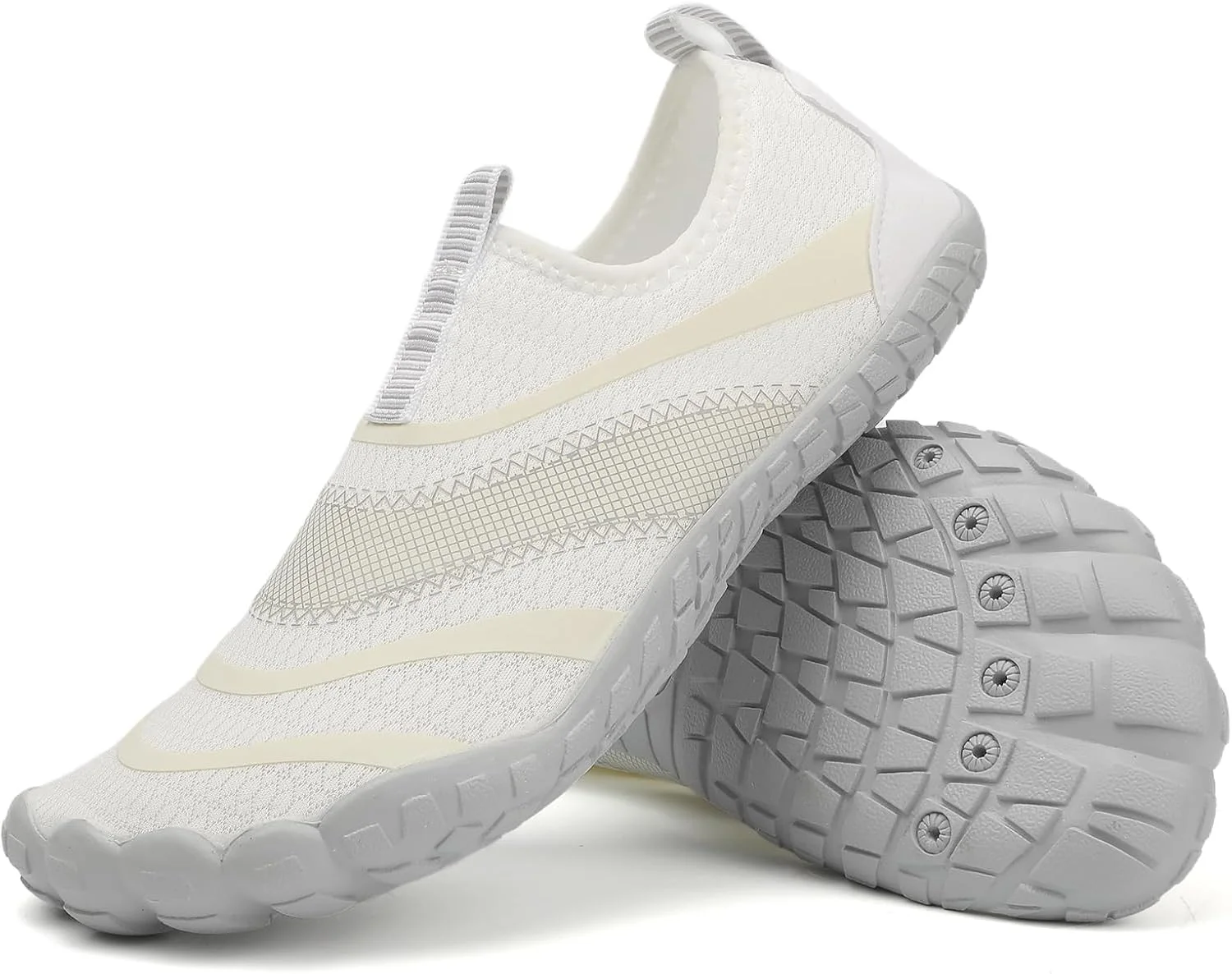 کفش آبی زنانه مردانه، جوراب یوگا آکوا با قابلیت خشک شدن سریع، کفش ساحلی استخر شنای پا برهنه برای پیاده روی، کوهنوردی، غواصی، موج سواری و ورزش های آبی اوت دور