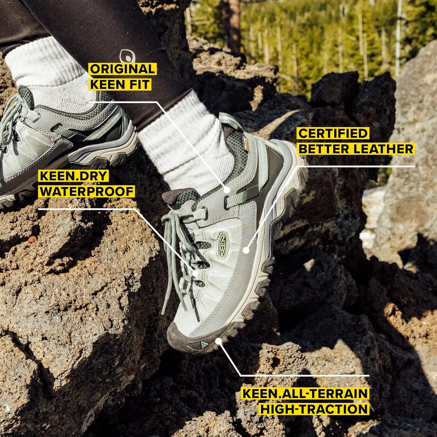 کفش پیاده روی زنانه کین مدل Targhee 3 ضد آب