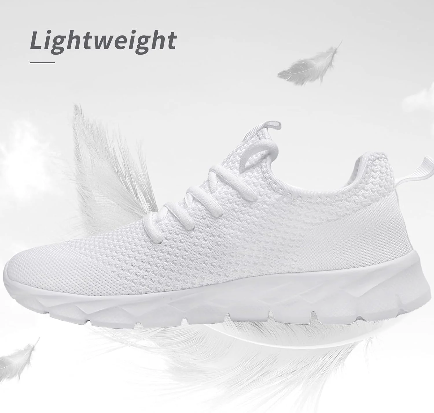 کفش ورزشی زنانه YITUHIO، مناسب پیاده روی، دویدن، تنیس، با رویه توری و تنفسی، ضد لغزش و مناسب باشگاه و کار