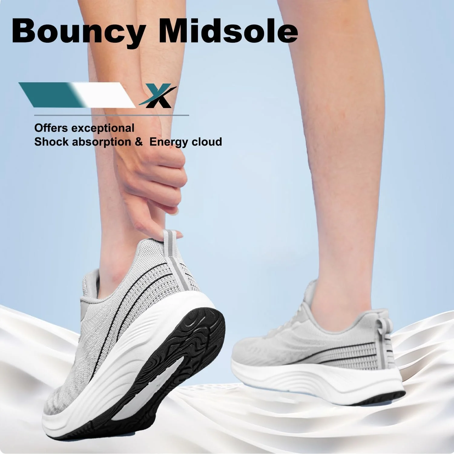 کفش ورزشی زنانه یوهون، مناسب پیاده روی، دویدن، باشگاه و تردمیل، سبک و راحت