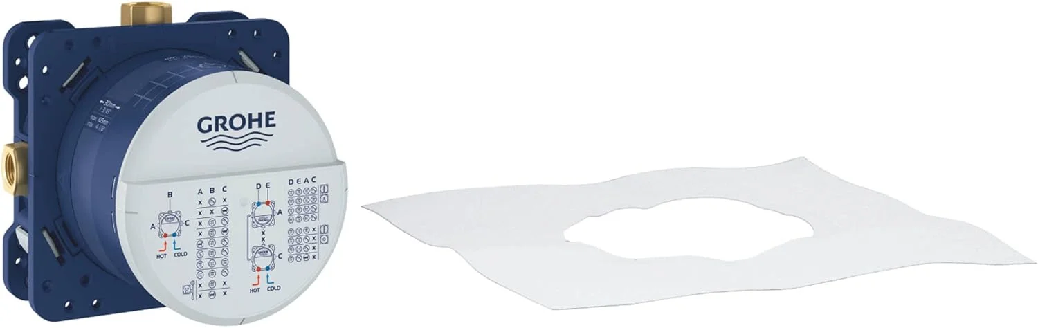 جعبه توکار یونیورسال GROHE Rapido Smartbox | سیستم های دوش | 3 خروجی 1/2 اینچ | 2 ورودی 1/2 اینچ | نصب مخفی | لوازم حمام | 35600000 جعبه توکار یونیورسال GROHE Rapido Smartbox | سیستم های دوش | 3 خروجی 1/2 اینچ | 2 ورودی 1/2 اینچ | نصب مخفی | لوازم حمام | 35600000