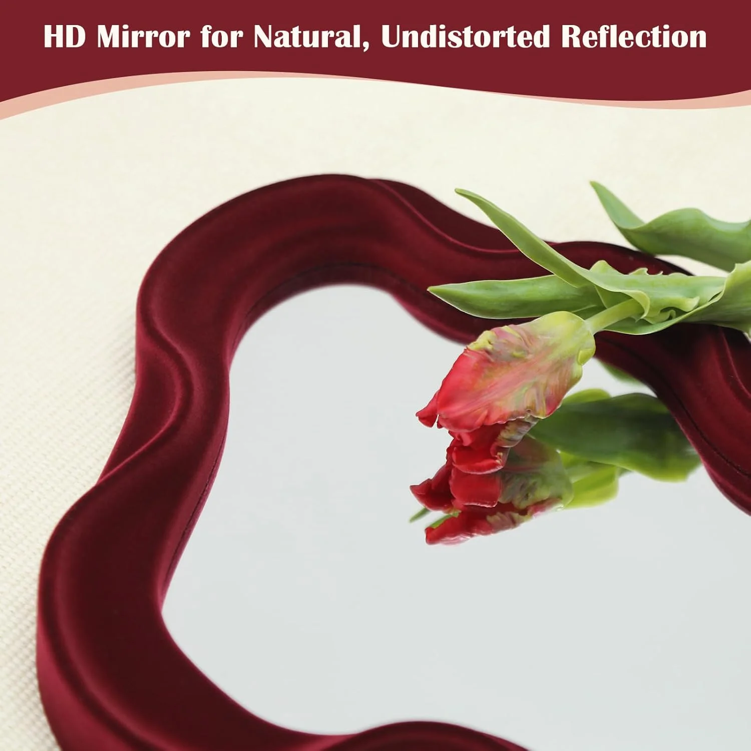 آینه دیواری تزئینی TEIPAI برای خانه، دفتر کار، آپارتمان، آینه تزئینی نامتقارن برای ورودی ایوان شومینه، مجسمه هنری دیواری آویز نامنظم برای کریسمس (شرابی) آینه دیواری تزئینی TEIPAI برای خانه، دفتر کار، آپارتمان، آینه تزئینی نامتقارن برای ورودی ایوان شومینه، مجسمه هنری دیواری آویز نامنظم برای کریسمس (شرابی)