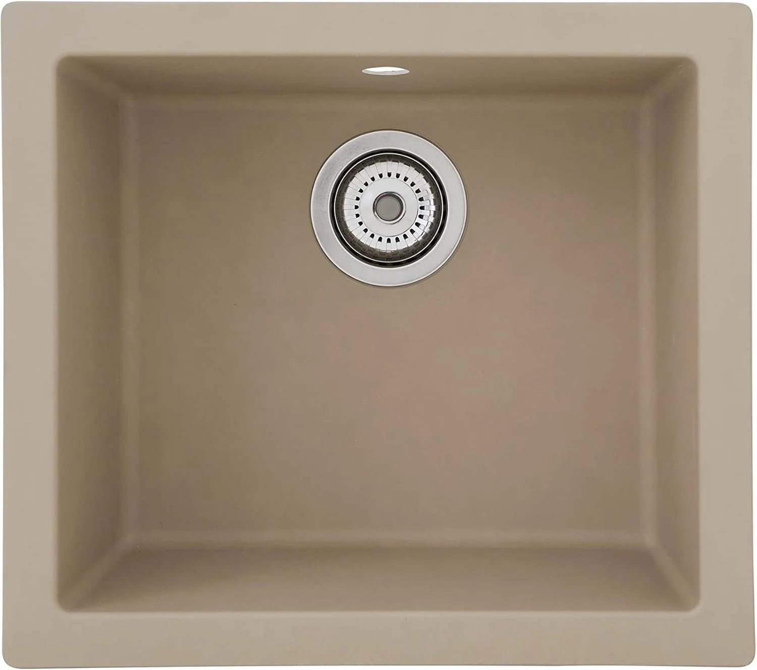 سینک گرانیتی رسپکتا مدل اوهایو رنگ بژ شنی / 1 لگن توکار 50x44 سانتی متر / مناسب برای کابینت های زیر سینک با عرض 50 سانتی متر