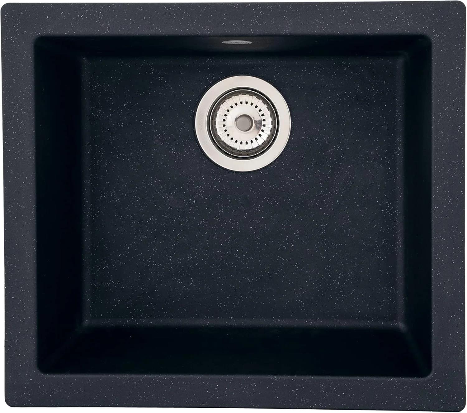 سینک ظرفشویی گرانیتی توکار رسپکتا مدل Mineralite، 50x44 سانتی متر، مشکی