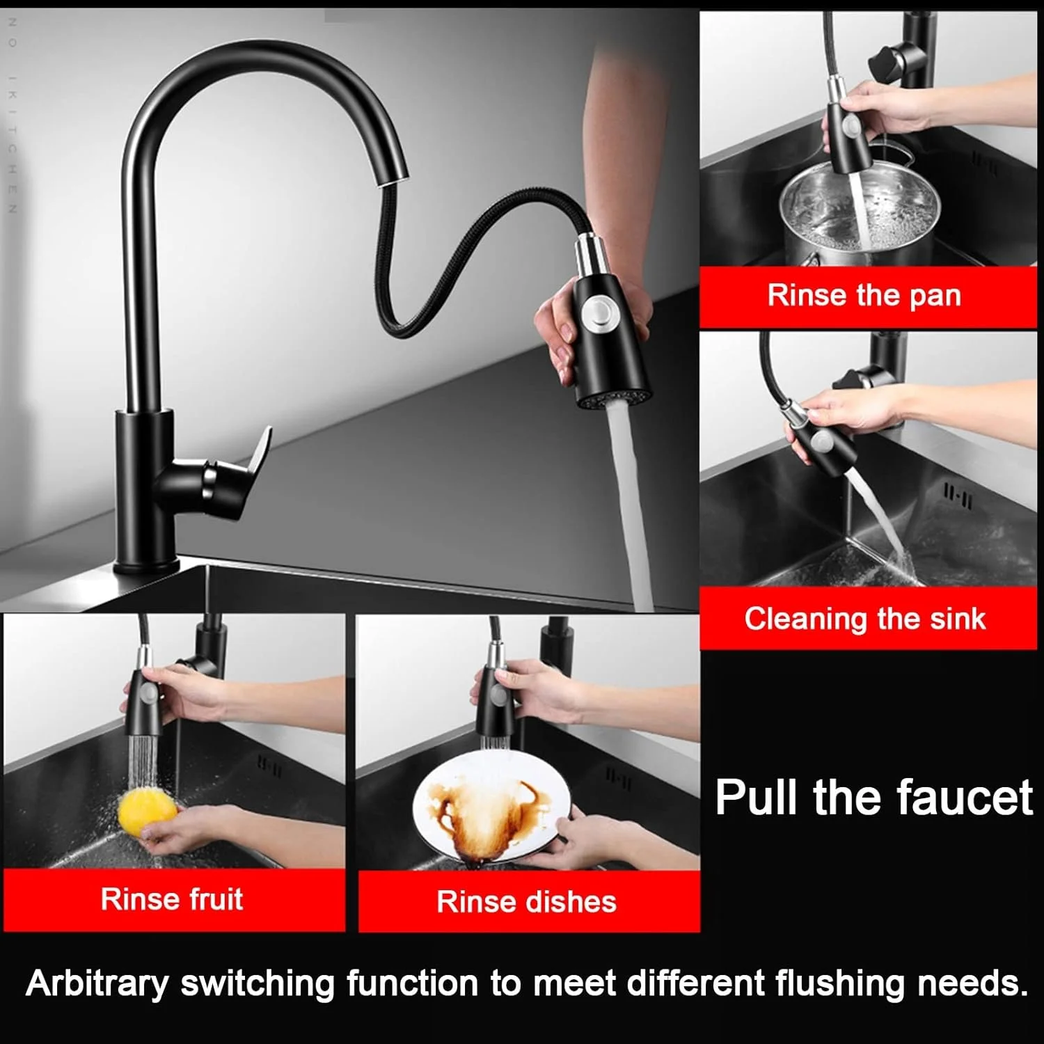 سینک ظرفشویی باریک، سینک توکار، سینک تک لگنه آشپزخانه به همراه لوازم جانبی برای بالکن و بار