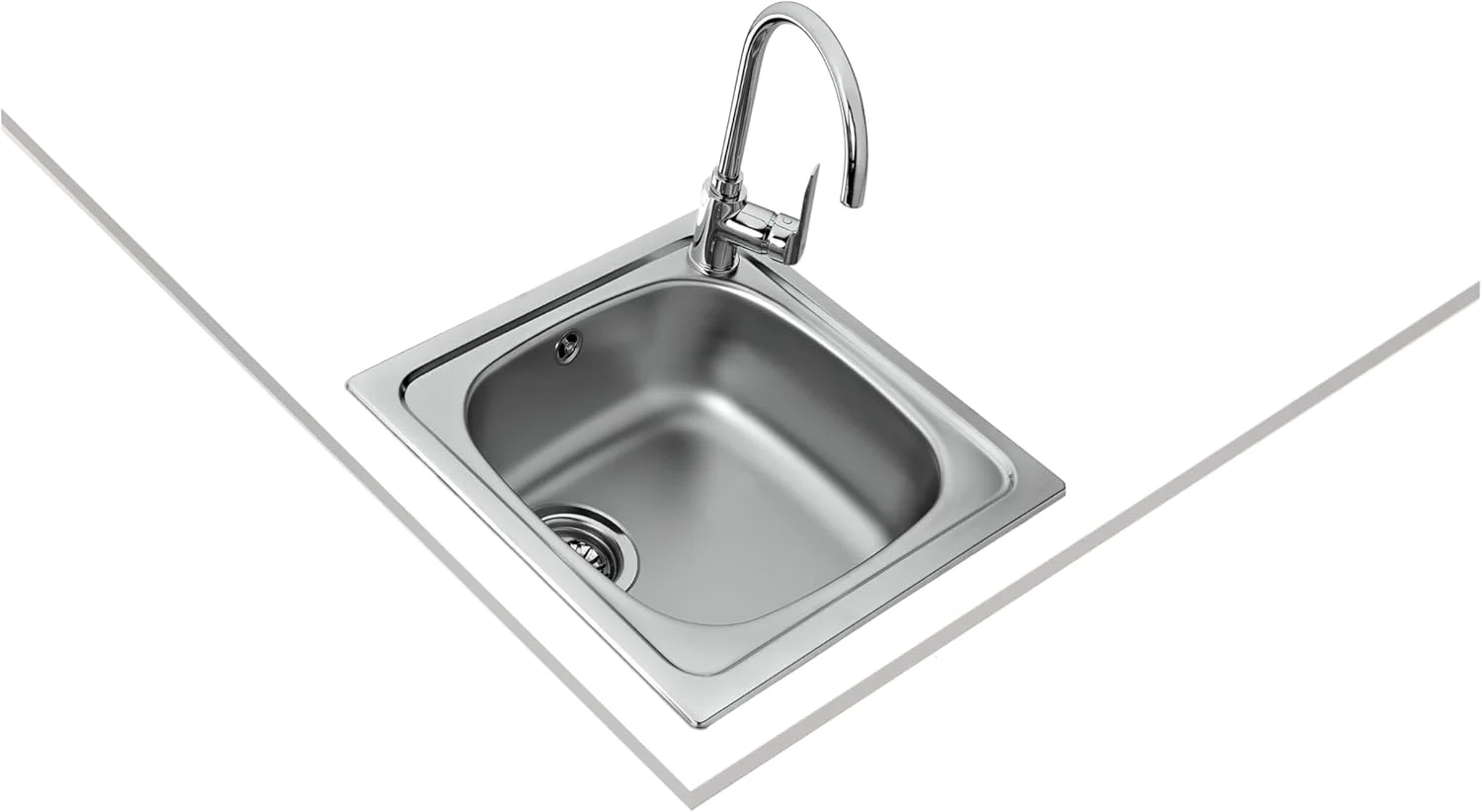 سینک ظرفشویی توکار تکا مدل Starbright 45 E-Xn 1B، خاکستری - سانتی متر