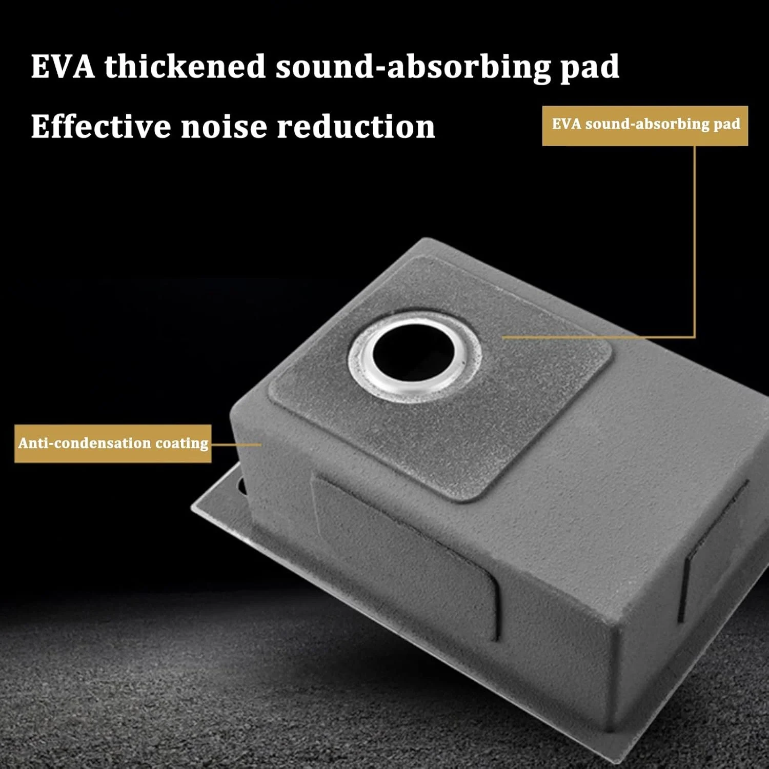 سینک ظرفشویی تک لگنه استیل ضد زنگ سینک کوچک توکار با شیرآلات و لوازم جانبی کامل، نقره ای - 50x39 سانتی متر