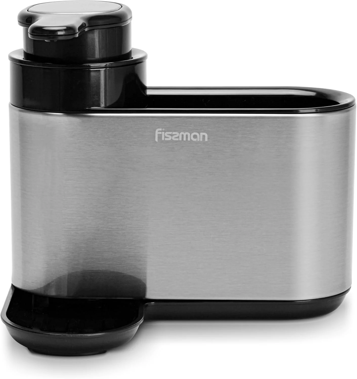 جا اسکاچی و مایع ظرفشویی سینک ظرفشویی فیسمن، جا اسفنجی، سازمان دهنده | دارای سینی تخلیه آب جداشدنی برای برس ها و اسفنج ها