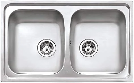 سینک ظرفشویی توکار استیل تکا مدل STARBRIGHT 80 E-XN 2B با قابلیت نصب چپ و راست و پرداخت مات