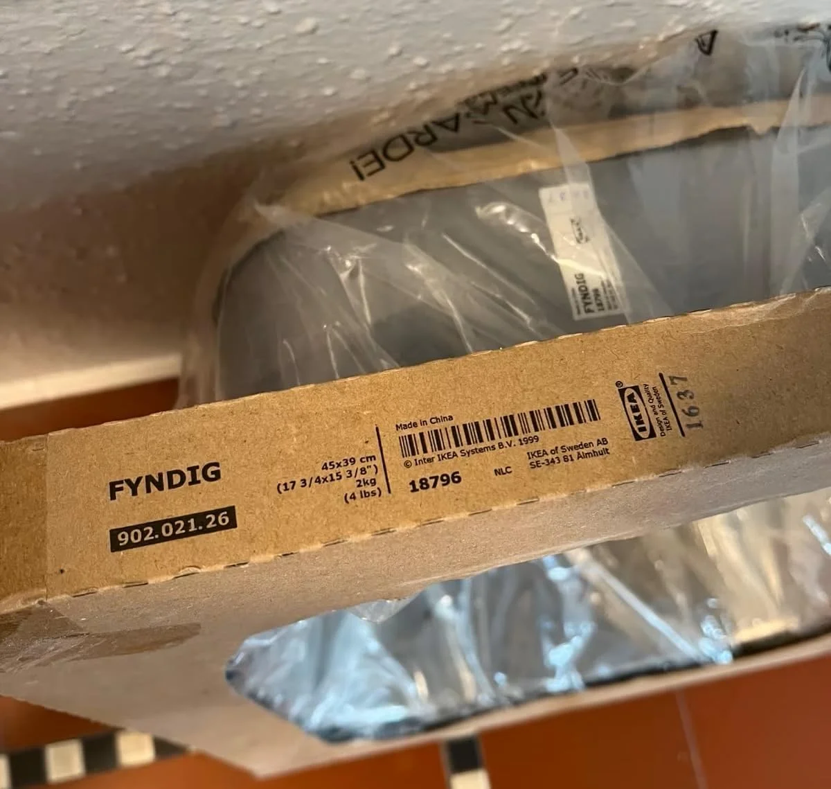 سینک توکار ایکیا مدل Fyndig استیل ضد زنگ 45 x 39 x 15 سانتی متر، سیفون Atlant شامل نمی شود.