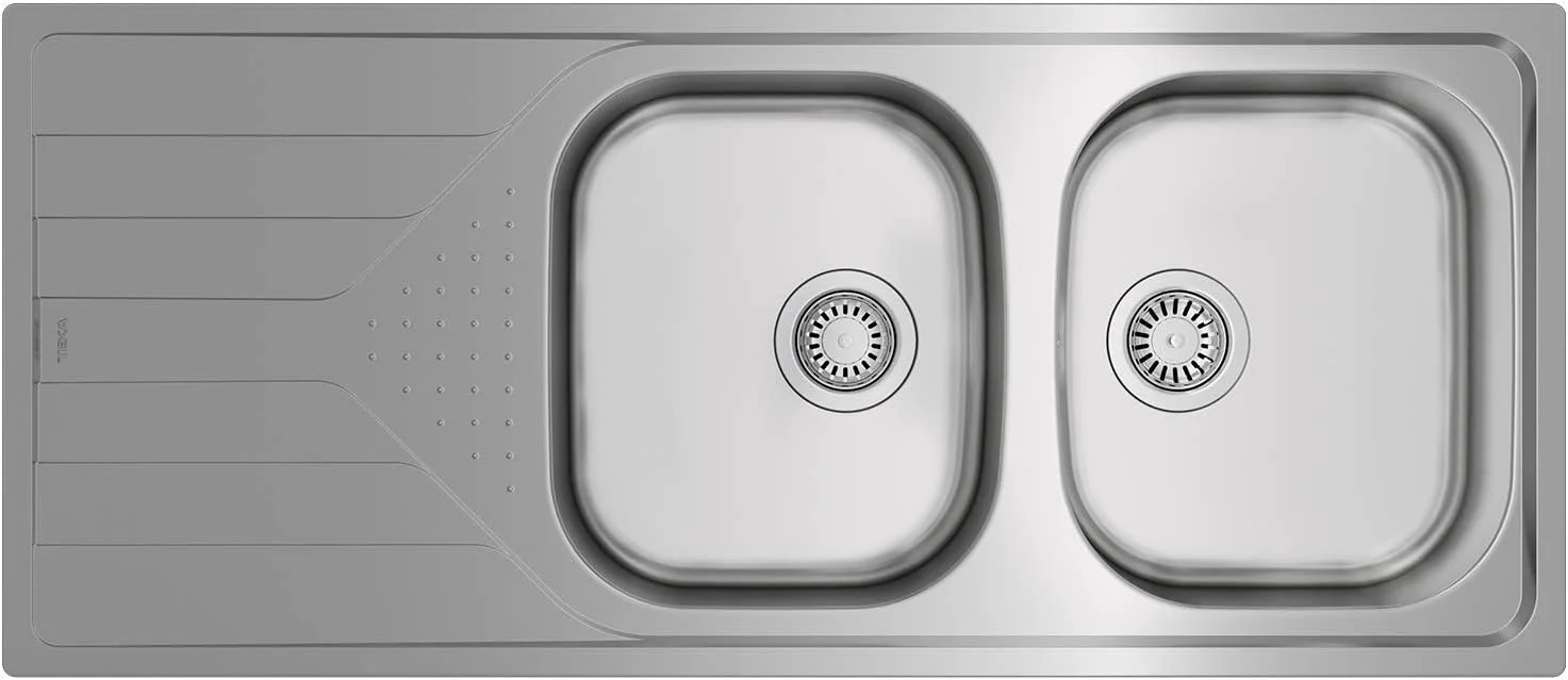 سینک استیل توکار معکوس پذیر تکا Universe 80 T-Xp 2B 1D