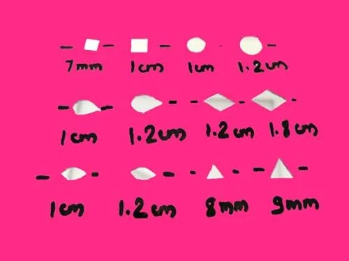 آینه های 12 شکلی Teraiya برای هنر لیپان و کارهای دستی | دکور دیوار | ماندالا | وسایل تزئینی (1200 عدد) آینه های 12 شکلی Teraiya برای هنر لیپان و کارهای دستی | دکور دیوار | ماندالا | وسایل تزئینی (1200 عدد)