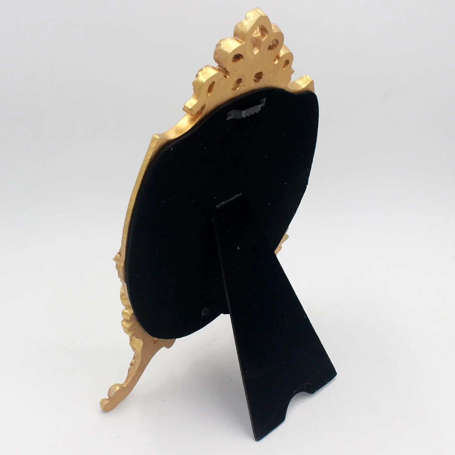 آینه دیواری تزئینی قاب رزینی طلایی عتیقه تزویق، آینه آرایشی رومیزی، برای دکوراسیون اتاق خواب، اتاق نشیمن، میز آرایش، 8.2 عرض × 13 طول اینچ آینه دیواری تزئینی قاب رزینی طلایی عتیقه تزویق، آینه آرایشی رومیزی، برای دکوراسیون اتاق خواب، اتاق نشیمن، میز آرایش، 8.2 عرض × 13 طول اینچ