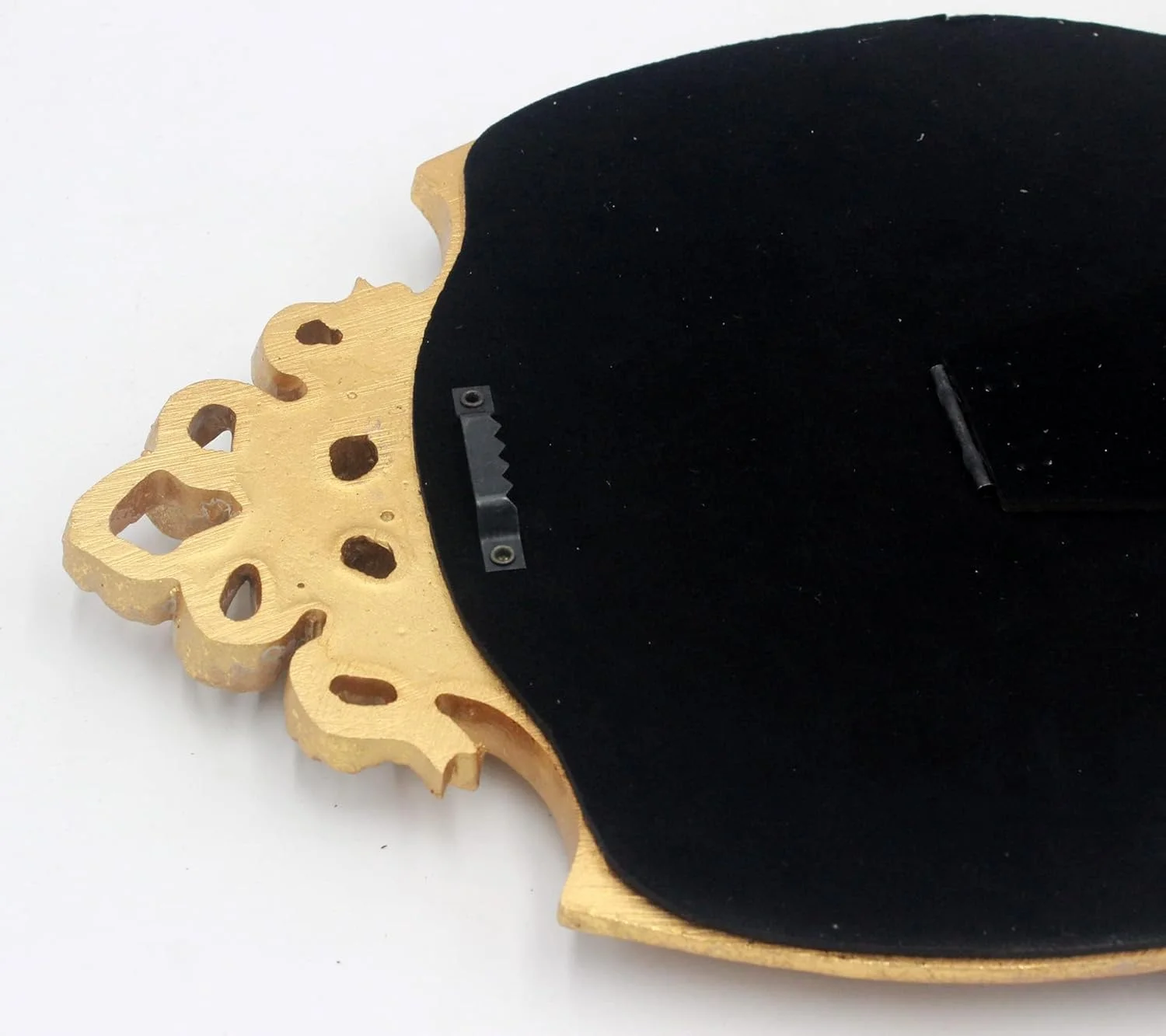 آینه دیواری تزئینی قاب رزینی طلایی عتیقه تزویق، آینه آرایشی رومیزی، برای دکوراسیون اتاق خواب، اتاق نشیمن، میز آرایش، 8.2 عرض × 13 طول اینچ آینه دیواری تزئینی قاب رزینی طلایی عتیقه تزویق، آینه آرایشی رومیزی، برای دکوراسیون اتاق خواب، اتاق نشیمن، میز آرایش، 8.2 عرض × 13 طول اینچ