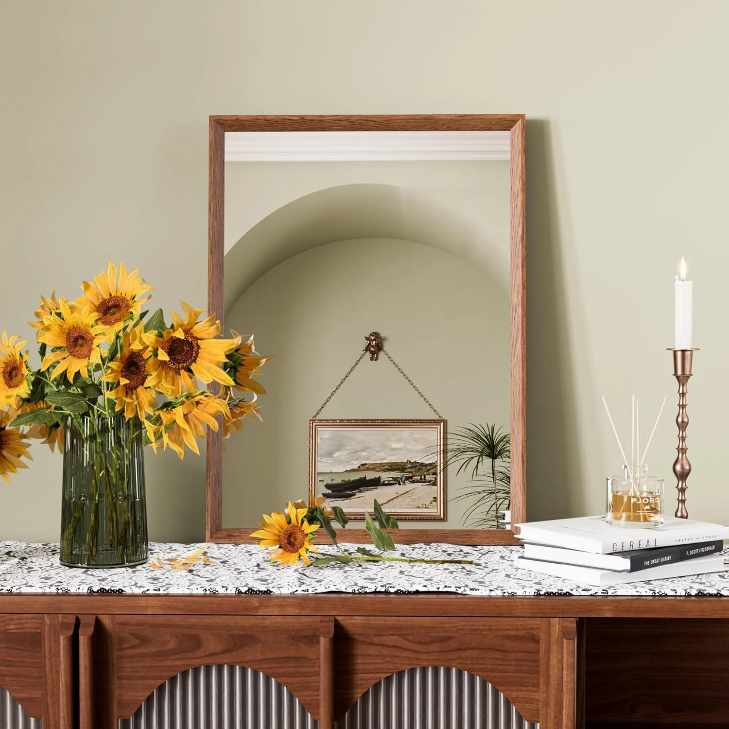 آینه دیواری مستطیلی Snowdool ابعاد 30 در 40 سانتی متر آینه دیواری مستطیلی Snowdool ابعاد 30 در 40 سانتی متر