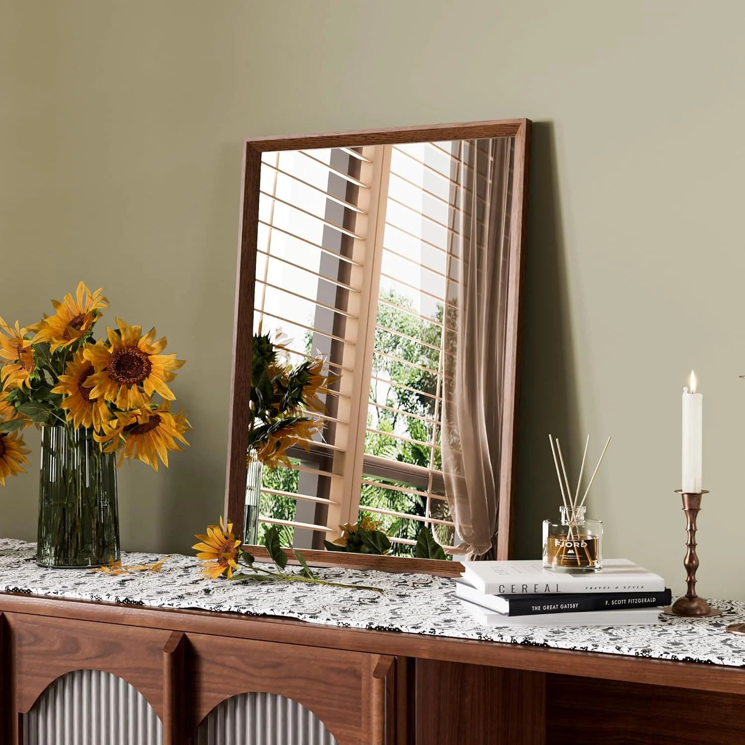 آینه دیواری مستطیلی Snowdool ابعاد 30 در 40 سانتی متر آینه دیواری مستطیلی Snowdool ابعاد 30 در 40 سانتی متر