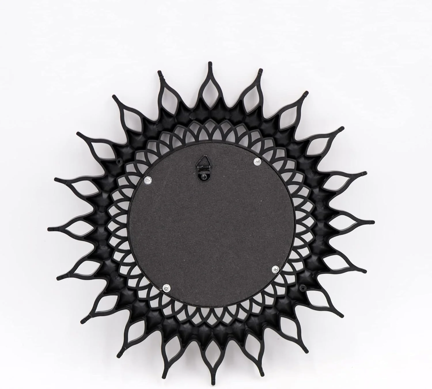 آینه دیواری OIGUMR، بسته 3 عددی، آینه های تزئینی (مشکی 01)